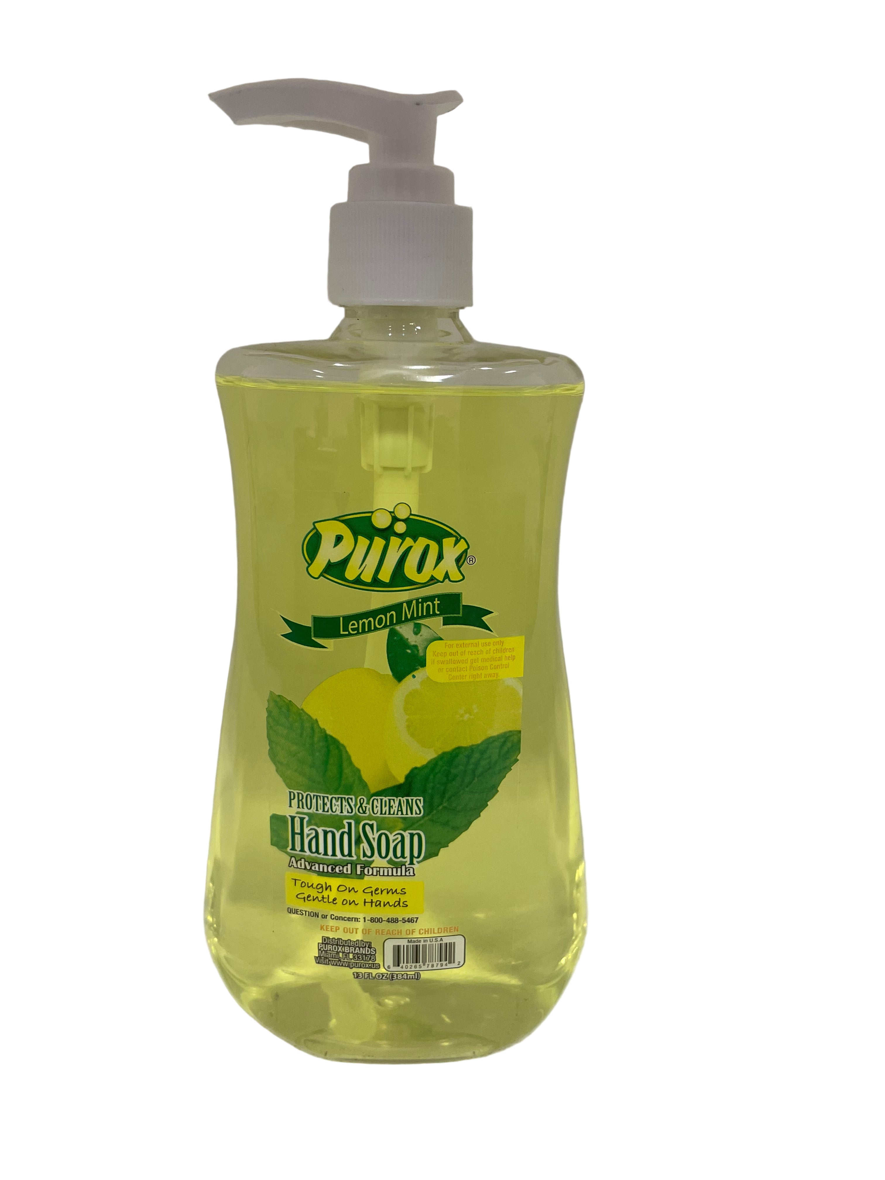 Purox liquid Hand Soap 13oz