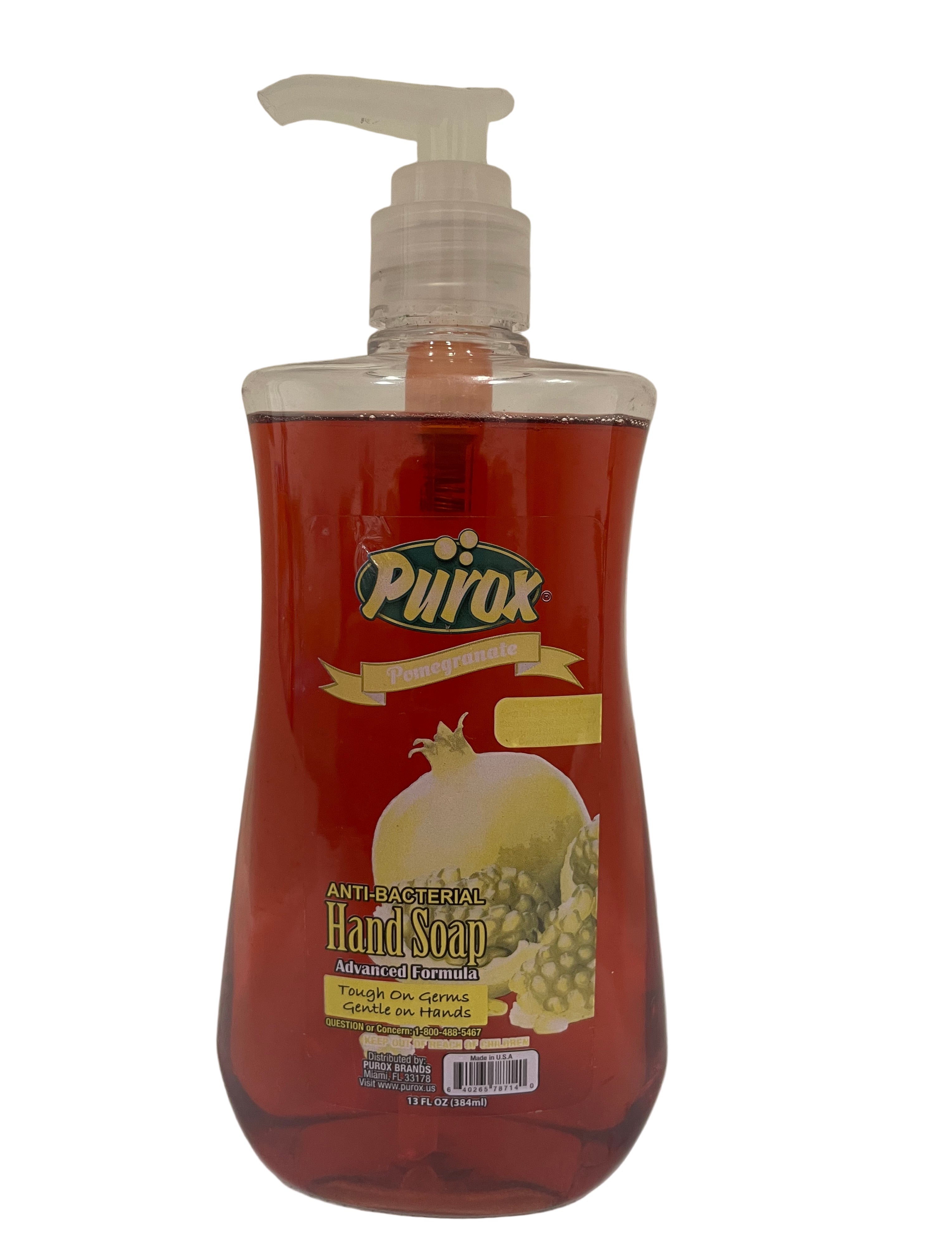 Purox liquid Hand Soap 13oz
